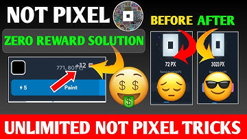 NotPixel Zero Reward Problem Solved🤩|Unlimited NotPixel Trick 100% working|notpixel reward solution|