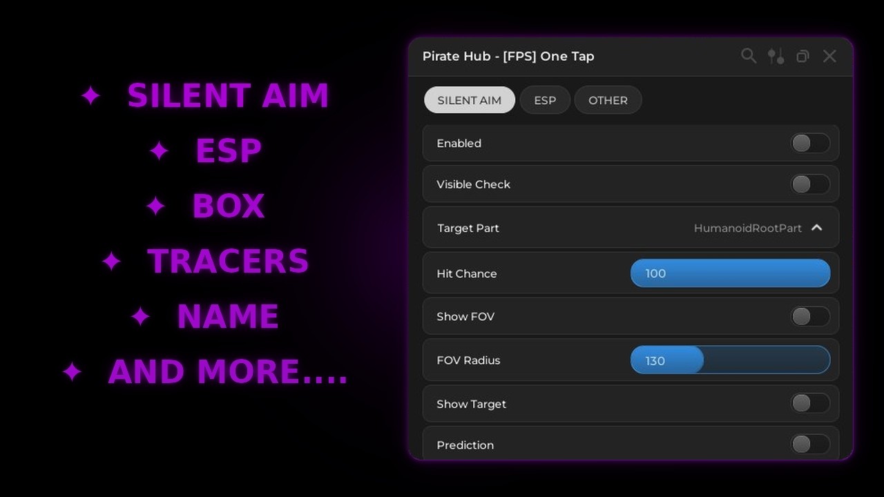 [👀NEW] One Tap Script | Silent Aim | ESP | AND MORE OP Script 👑 - YouTube