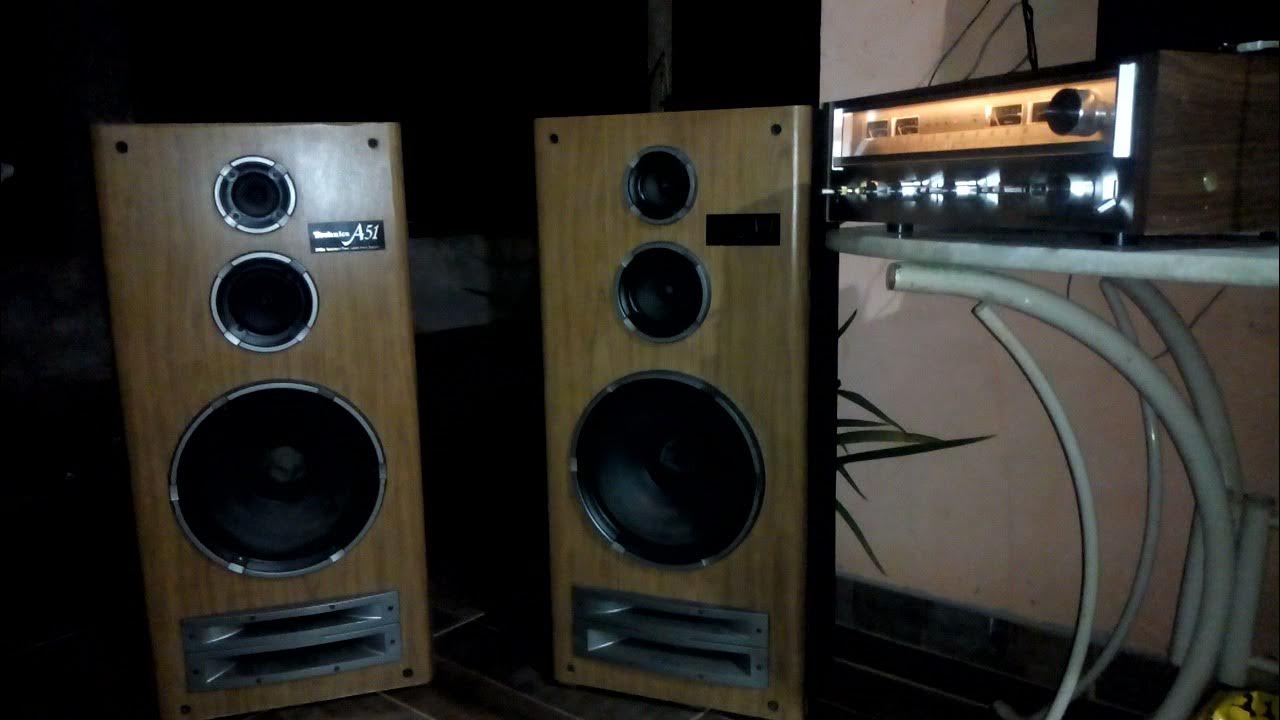 Caixas Technics A51 e Pioneer sx880 YouTube