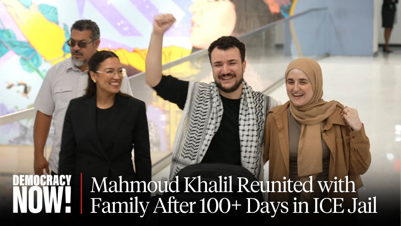 Special Report: Mahmoud Khalil Reunites with Family After Release from ICE Jail