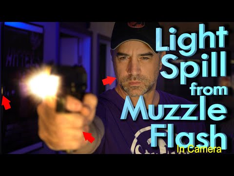 Fake MUZZLE FLASH in camera | Filmmaking Tip