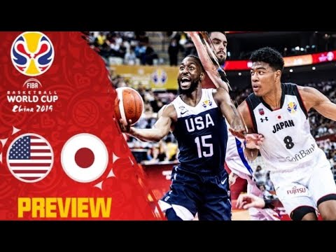 Usa - Japan |  Highlights | 日本 - アメリカハイライトフィババスケットボールワールドカップ2019