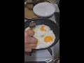 #ASMR COOKING Sunny - Side Up Fried egg sounds #viral
