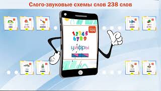 Схема слова Цифры . Приложение Android на смартфон &quot;1 Класс. Схемы слов&quot; (238 слов)