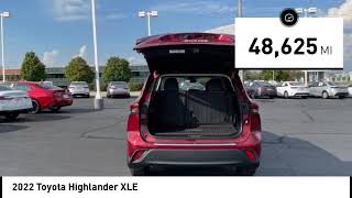 2022 Toyota Highlander Lee's Summit MO T251290A