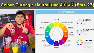 Colour Wheel / Colour cutting / Neutralizing कैसें करे for beginners in Hindi