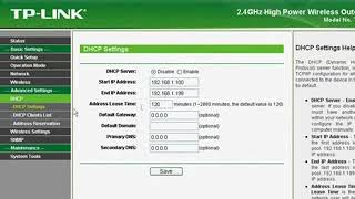 TL WA5210g configuration & installation Part2 2 low