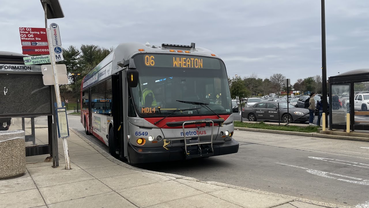 WMATA Metrobus 2010 New Flyer DE40LFA 6549 on Route Q6 (Ride) YouTube