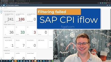 Filtering failed SAP CPI iflows so you know which errors you are getting