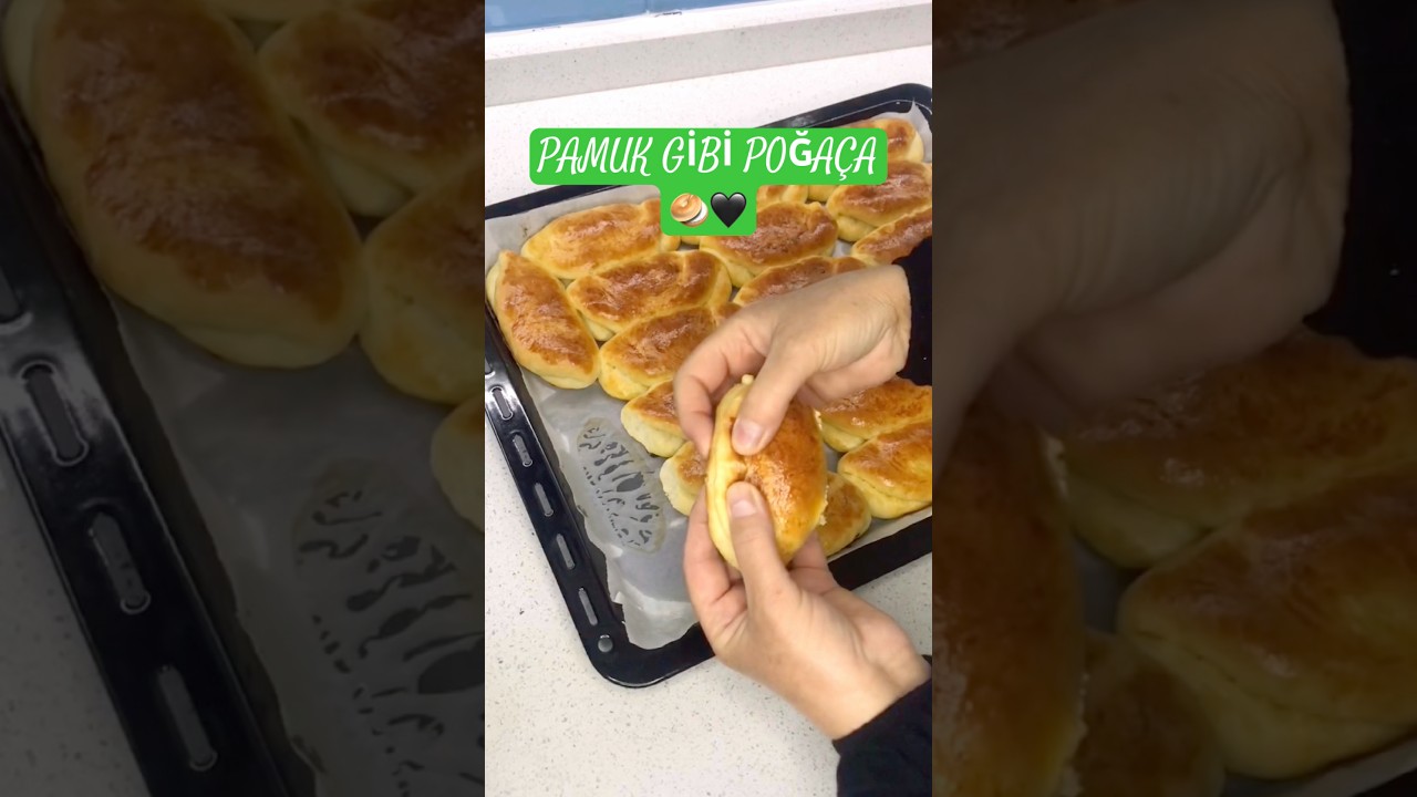 🥯MÜKEMMEL 🙌 PAMUK GİBİ POĞAÇA TARİFİ 👌🏻 #youtube #poğaça #shorts