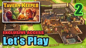 Tavern Keeper - The Flaming Tavern Fantasy Bar Tycoon Halflington - Full Gameplay (Exclusive Access)