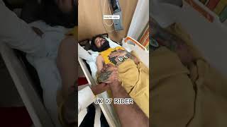 sumit lakra with uk07 rider | યુકે 07 રાઈડર નો એક્સિડન્ટ #trending #india #worldcup #newzealand