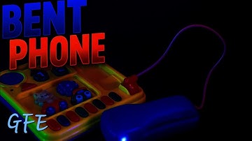 Circuit-bent Talking Little Smart First Steps Telephone