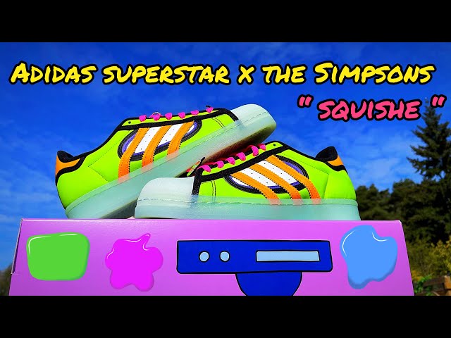 THE SIMPSONS X ADIDAS SUPERSTAR “SQUISHEE” REVIEW & ON FOOT THE SIMPSONS X ADIDAS SUPERSTAR “SQUISHEE” REVIEW & ON FOOT