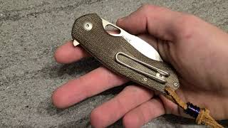 Giant Mouse Ace Biblio Green Micarta