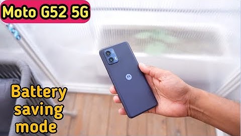 How To Enable Battery Saving Mode In Motorola G52 5G,Motorola G52 5G, Mein Battery Saving Mode On