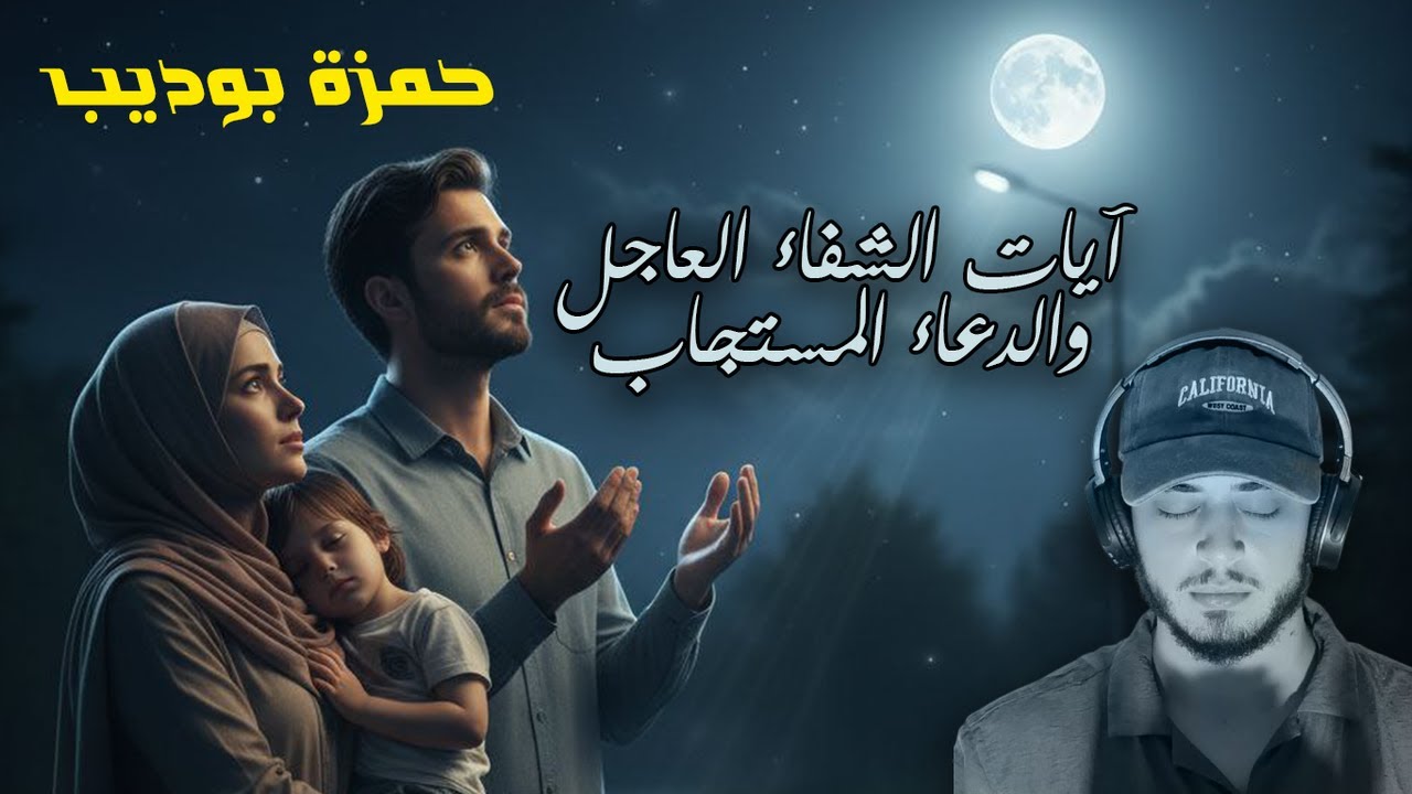 جربها وشاهد النتيجة ايات الشفاء العاجل والدعاء المستجاب للقارئ حمزة بوديب