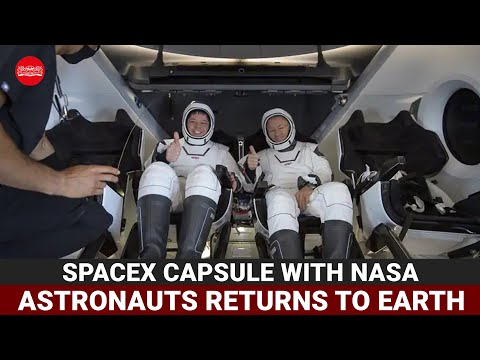 SpaceX capsule with NASA astronauts returns to Earth after historic mission