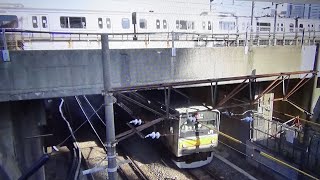 205系E217系E231系700系が出会う