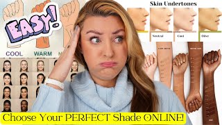 THE ULTIMATE GUIDE TO CHOOSING YOUR FOUNDATION SHADE ONLINE | Get It Right EVERY Time!