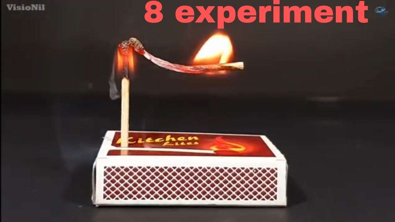 8 Awesome Match Trick !! Science Experiment With Matches YouTube