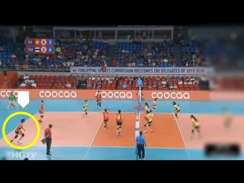 Video Đối chuyền HOÀNG THỊ KIỀU TRINH (NO 7) những pha tấn... - youtube