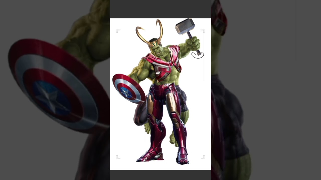 Hulk + Hulkbuster + thor || fusion art || 