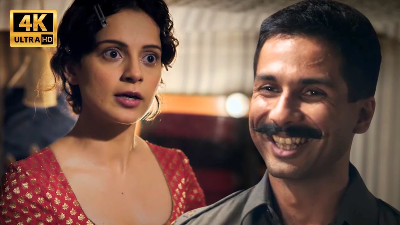 तुमने मेरा FAYDA उठा लिया | Rangoon Movie Scenes | Kangana Ranaut, Shahid Kapoor (4K)