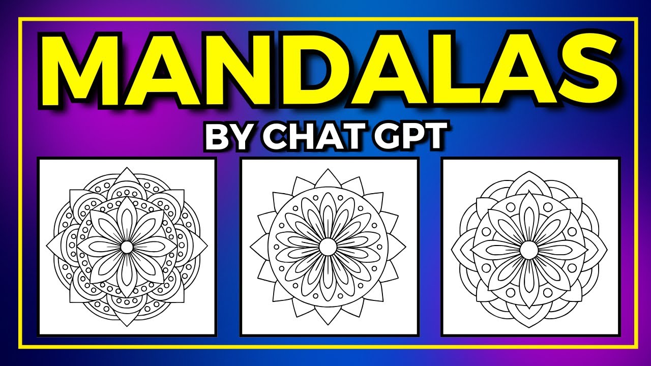 How to Create Custom Mandala Coloring Pages with ChatGPT