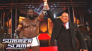 Brock Lesnar vs. Oba Femi Full Match Highlights | WWE SummerSlam 2026 Highlights screenshot 5