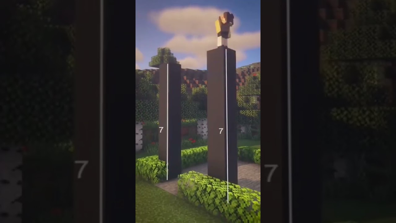 Современный дом в маинкрафт 