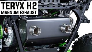 Sound Check Evp Magnum Header And Muffler For Kawasaki Teryx H2