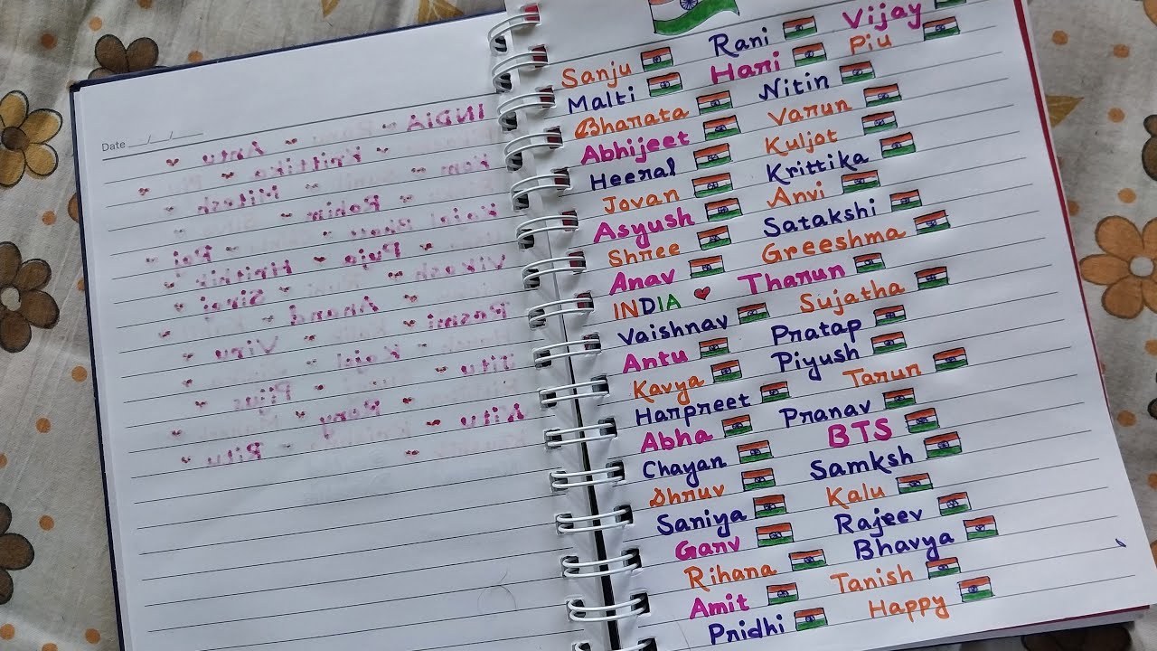 Independence Day Name Art Live