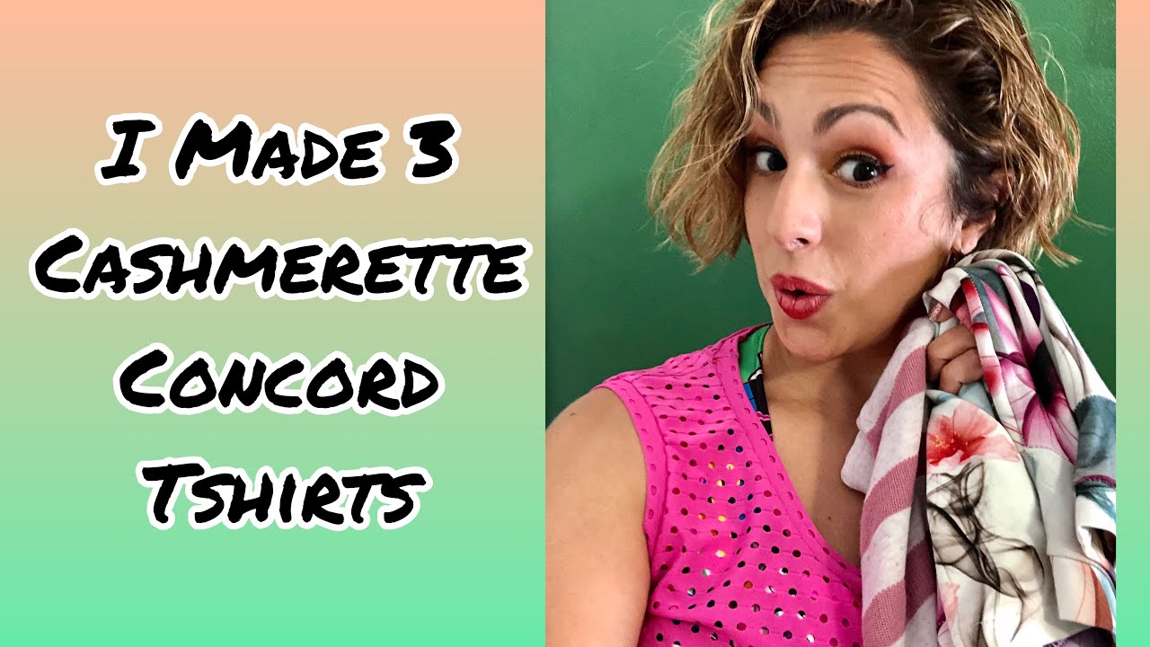 I Made 3 Cashmerette Concord Tshirts