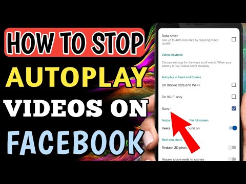 HOW TO STOP AUTOPLAY VIDEOS ON FACEBOOK 2026 TUTORIAL | johnzeus