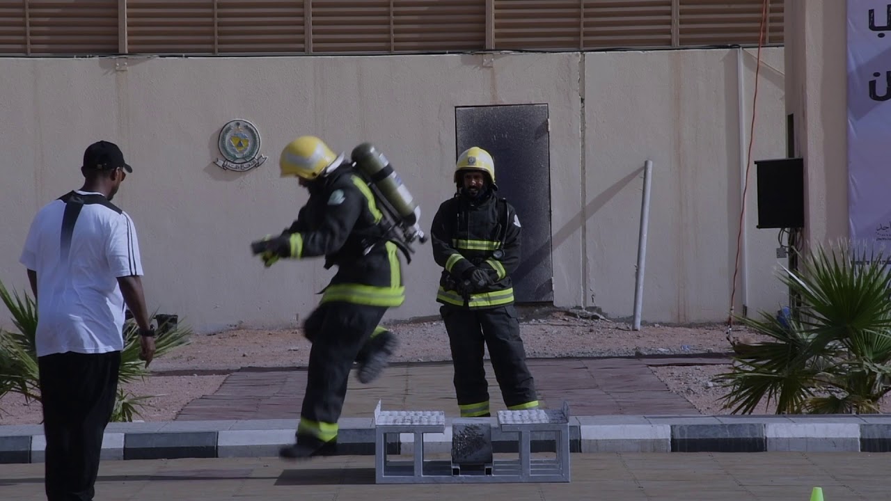 بطولة تحدي رجال الدفاع المدني بمنطقة حائل