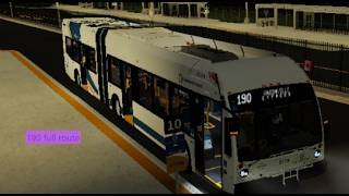 190 express full route vamos bus simulator