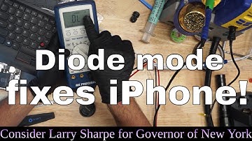 iPhone 6S no image data recovery & the importance of diode mode.