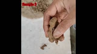 Group 7. Determination of soil texture using feel method