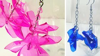 5 Ideas with plastic bottles || Earrings || - Ecobrisa DIY