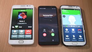 Over the Horizon Incoming call&Outgoing call at the Same Time  Samsung Galaxy Note 1+Note 2+HONOR 9S Resimi