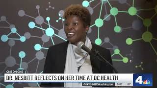 Dr. Nesbitt Reflects on Her Time at DC Health | NBC4 Washington