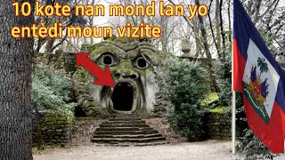10 kote nan mond lan ki entèdi pou moun vizite