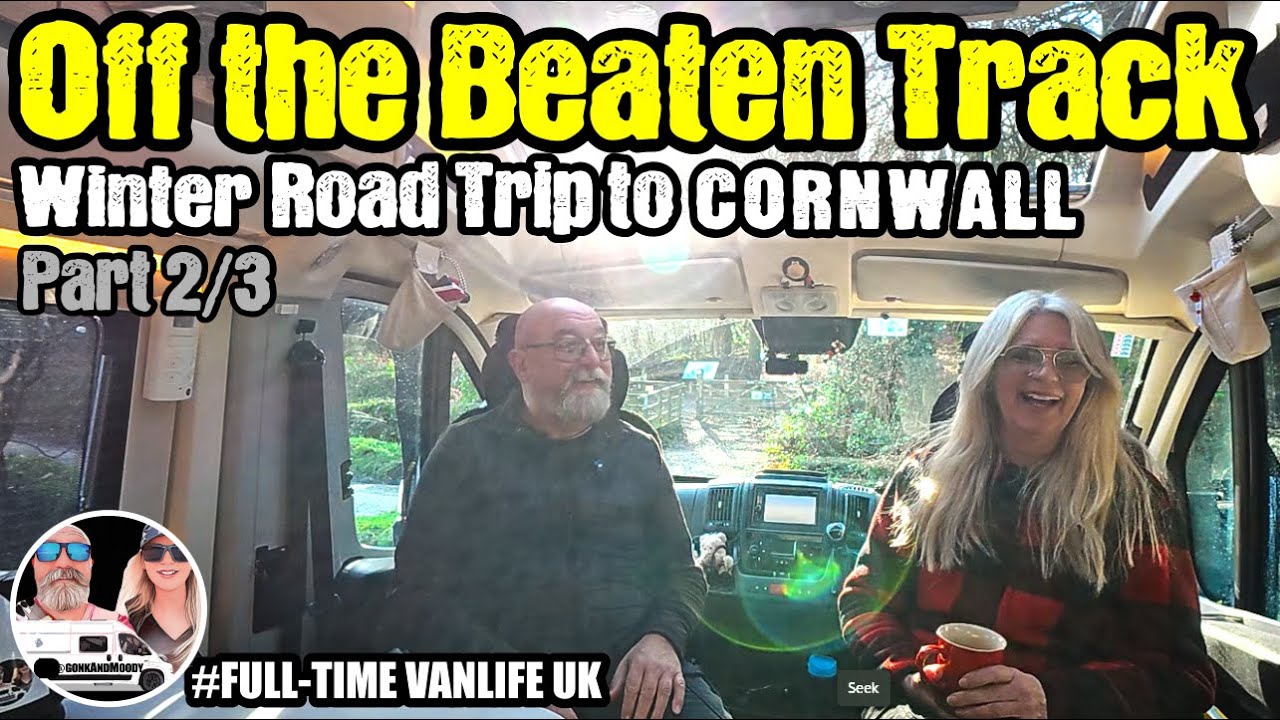 Зимнее приключение в Корнуолле на автодоме! Волшебный лес Дрейнс и национальный природный заповед...