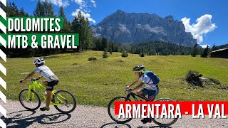 Alta Badia · Dolomites by gravel or mountain bike: Armentara - La Val loop