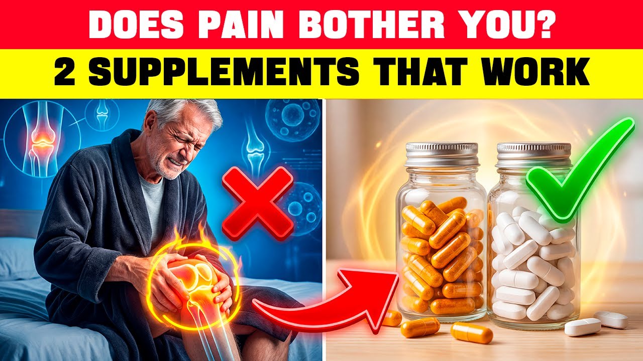 Forget Pain Pills! These 2 Supplements Work Faster Than Any Drug