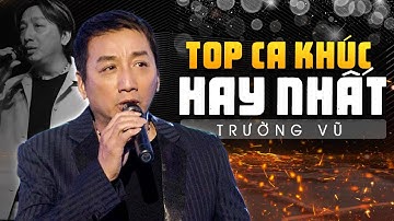 LK TRƯỜNG VŨ - Rừng Lá Thấp,  Mưa Đêm Tỉnh Nhỏ...| Liên Khúc Nhạc Lính Xưa Cực Hay