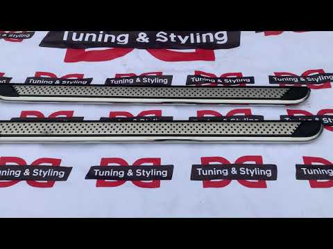 Бокові пороги Maydos V2 (2 шт., алюміній) для Chrysler Voyager 2001-2007 рр, видео 1