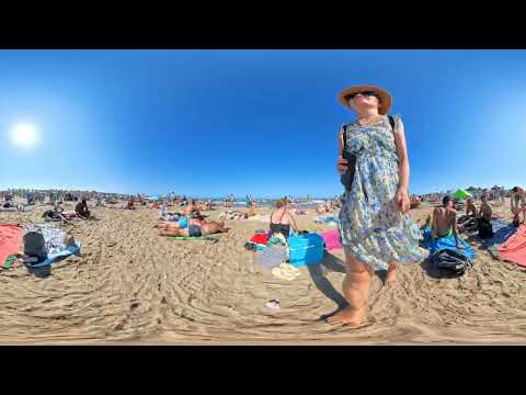 Serene Playa de Cullera VR 360° Beach Walk | Mediterranean 8K — Summer 2025