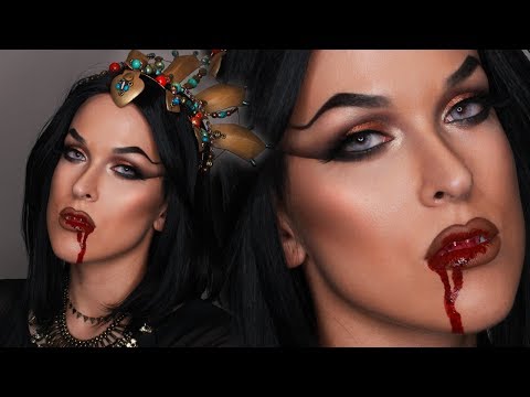 Akasha Queen of The Damned Makeup Tutorial // LEGENDAS EM PORTUGUÊS